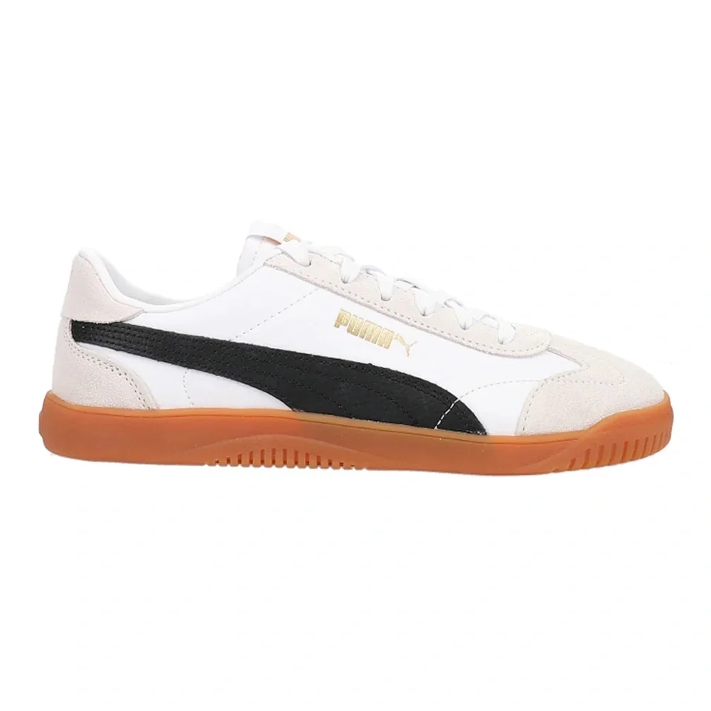 Brand New Puma Women’s Club 5v5 Suede White and Black Sneakers - Picture 3 of 10